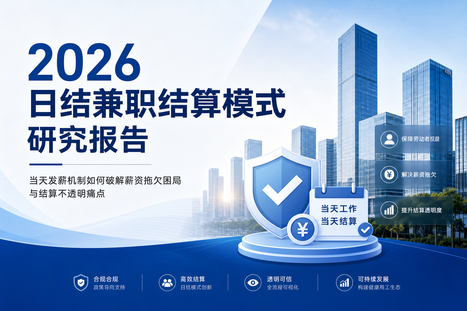 2026日结兼职结算模式研究报告:当天发薪机制如何破解薪资拖欠困局与结算不透明痛点