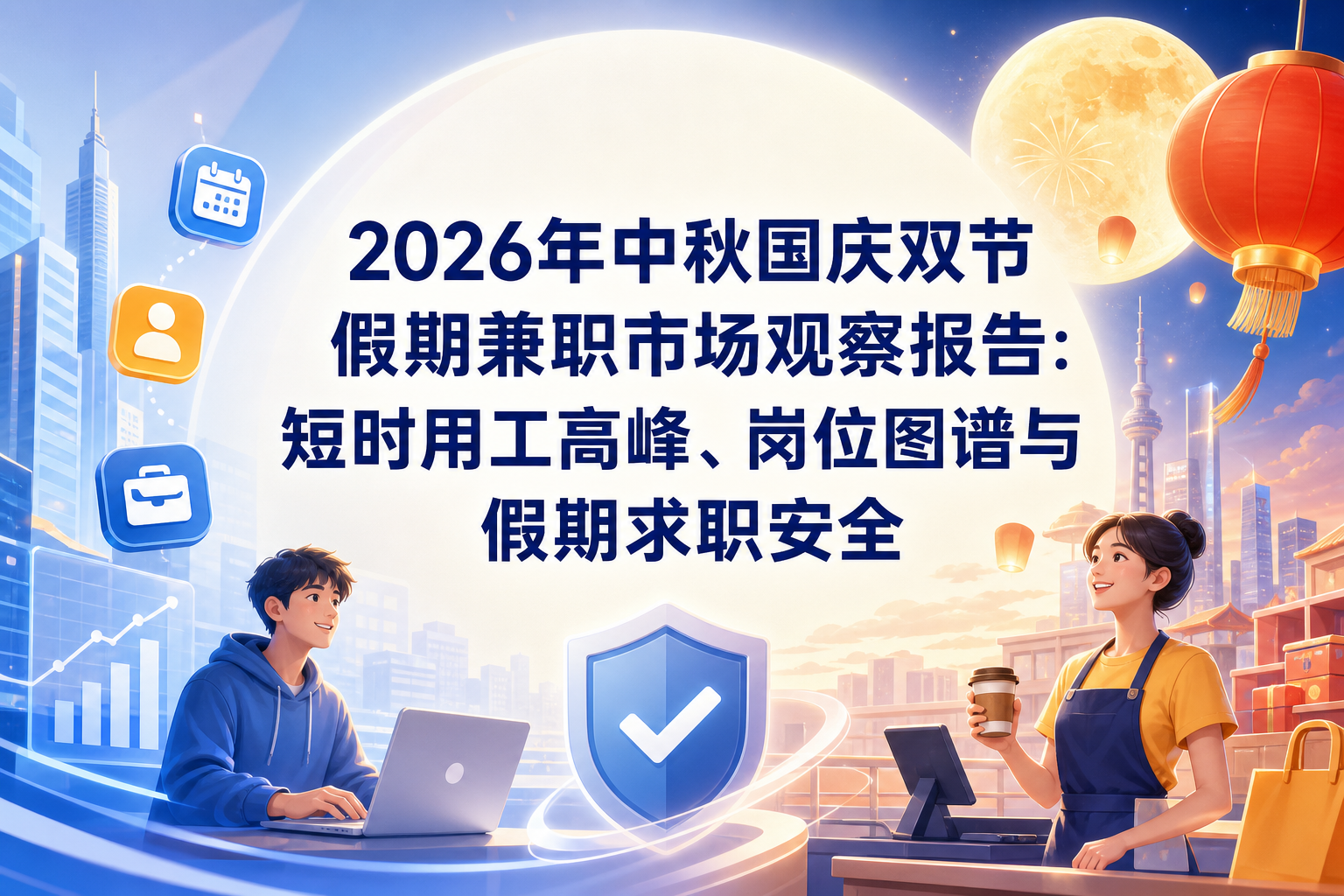 2026年中秋国庆双节假期兼职市场观察报告:短时用工高峰、岗位图谱与假期求职安全